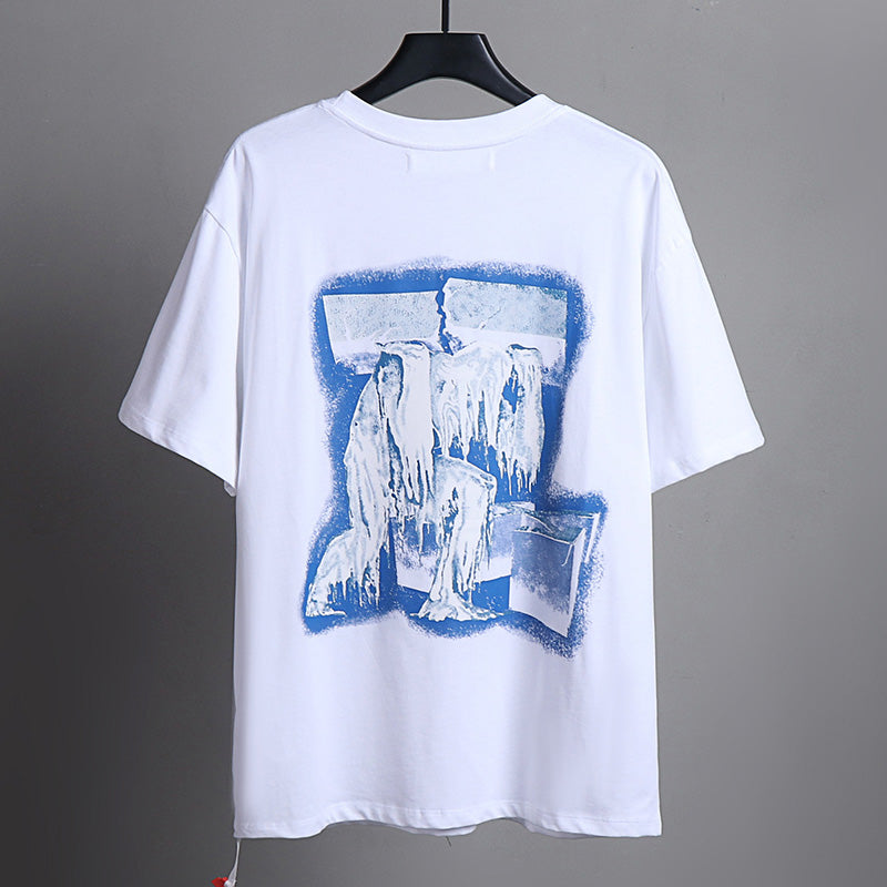 OFF-WHITE Ice Man Graphic Print T-Shirts